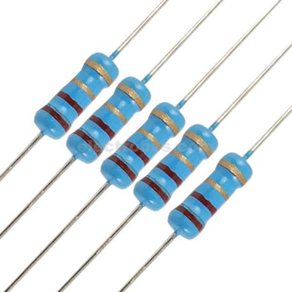 1 Ohm Axial 1/4W Resistor - Image 2