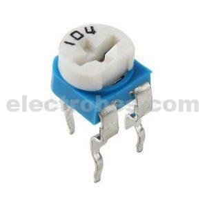 100K Ohm 104 Horizontal Type Trimpot Potentiometer / Variable Resistor