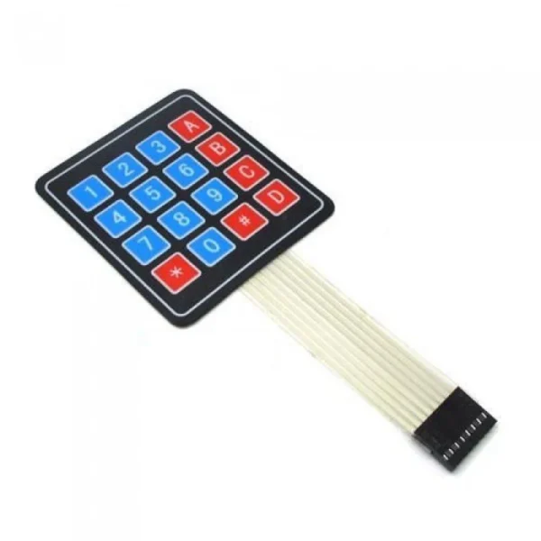 4x4 16 Key Matrix Membrane Switch Keypad Keyboard at best price online in islamabad rawalpindi lahore peshawar faisalabad karachi hyderabad quetta wah taxila Pakistan