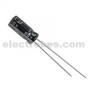 1uf 50V Electrolytic Capacitor