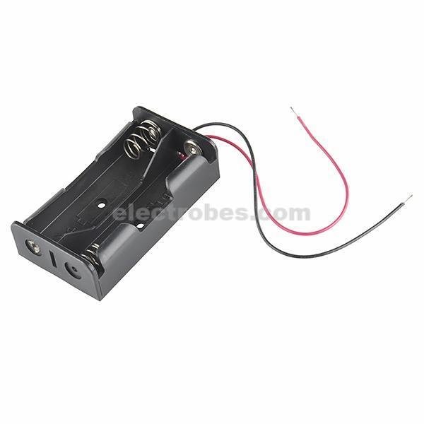 2x AA Cell Holder Battery Case Housing