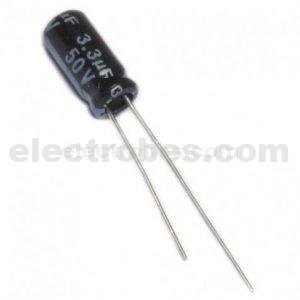 3.3uf 50V Electrolytic Capacitor