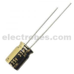 33uf 50V Electrolytic Capacitor