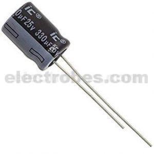 330uf 25V Electrolytic Capacitor