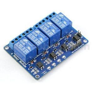 5V 4 Channel 240VAC 10A Relay triggering switching Module with NC NO optocoupler relay board for arduino raspberry pi at best price online in islamabad rawalpindi lahore peshawar faisalabad karachi hyderabad quetta wah taxila Pakistan
