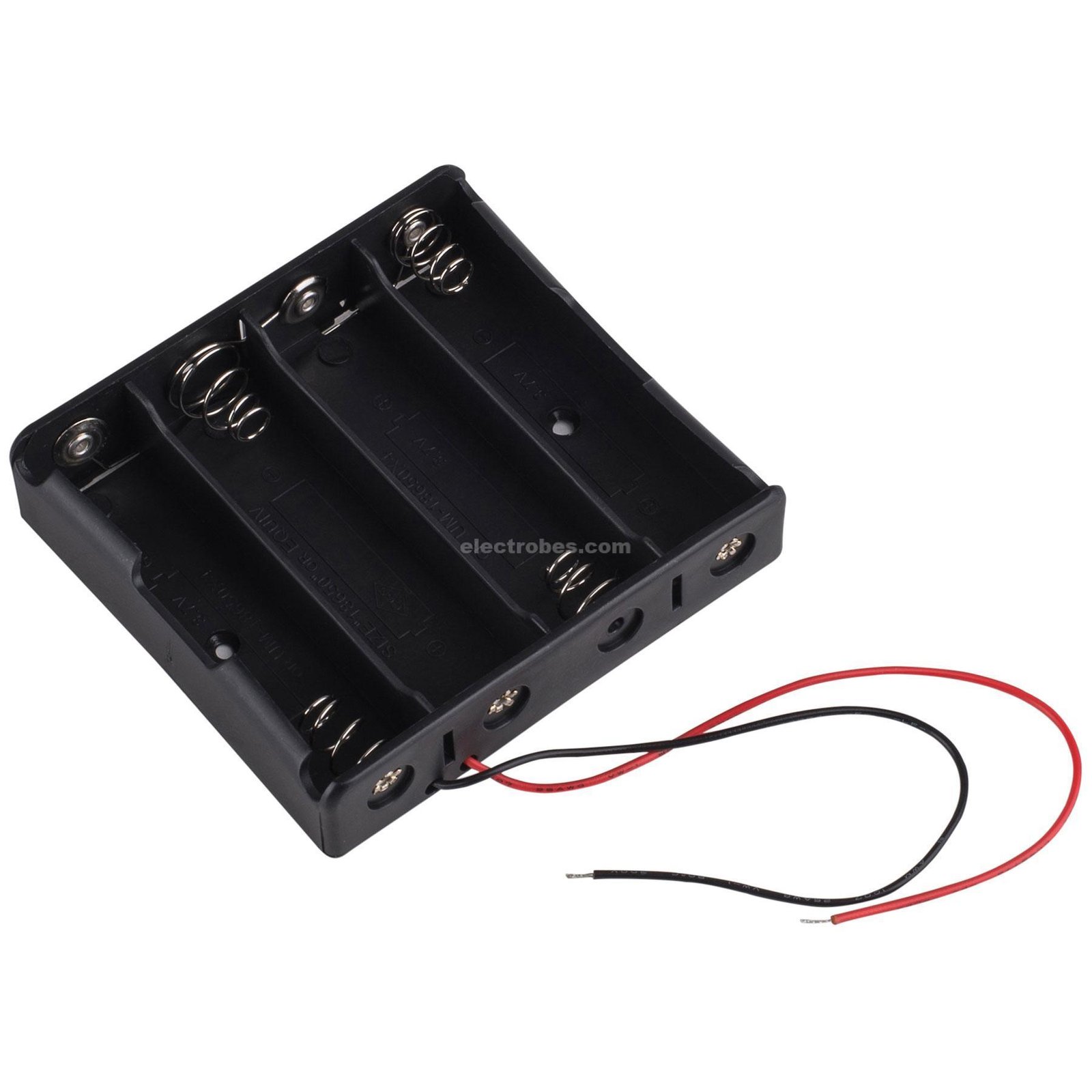 4x AA Cell Holder Battery Case Housing