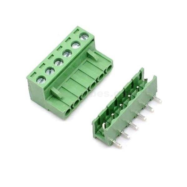 5-Pin 5.08mm Pitch Male Female Plug-in PCB Screw Terminal Block Connector at best price online in islamabad rawalpindi lahore peshawar faisalabad karachi hyderabad quetta wah taxila Pakistan