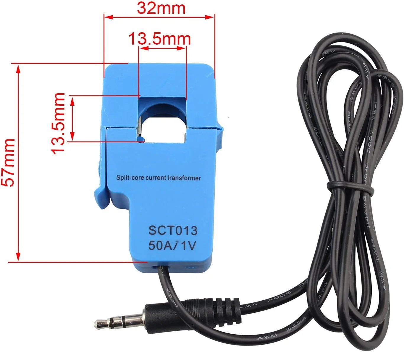 Buy 50A SCT-013-000 Non-invasive AC Current Clamp Sensor online at best price and delivery in islamabad rawalpindi lahore peshawar faisalabad karachi hyderabad quetta wah taxila multan sialkot mardan Pakistan
