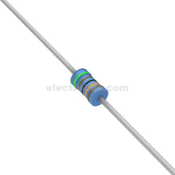 520K Ohm Axial 1/4W Resistor - Image 2