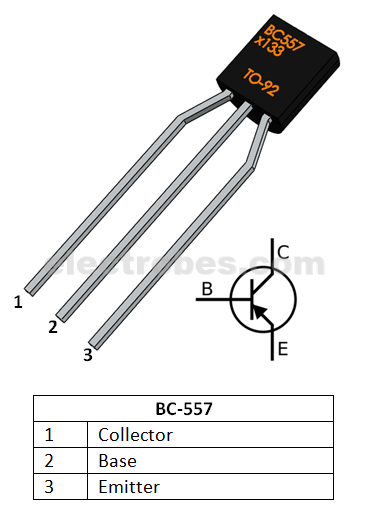 BC557 PNP Transistor - Image 2