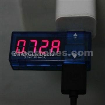 Keweisi USB Current Voltage Charging Detector Mobile Power Current and Voltmeter Ammeter Voltage USB Charger Tester Double Row - Image 7