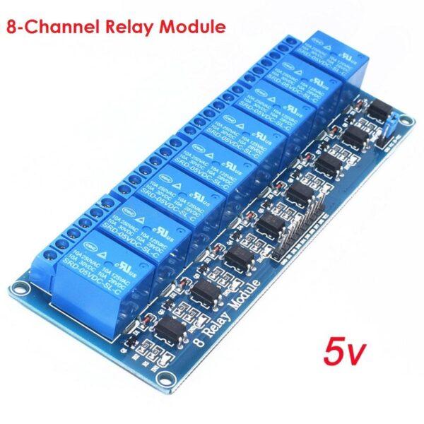 5V 8 Channel Relay Module 240VAC 10A a digital switch to control much higher voltages and currents than your normal Arduino boards does. Buy online in Pakistan