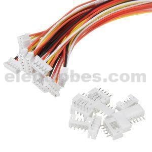 2.54mm 5-Pins Male connector with Female Plugs