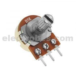 5K Ohm Rotary Potentiometer Variable Resistor trimpot with Lever at best price online in islamabad rawalpindi lahore peshawar faisalabad karachi hyderabad quetta wah taxila Pakistan
