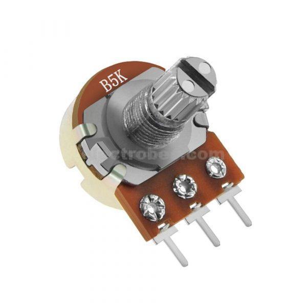 5K Ohm Rotary Potentiometer Variable Resistor trimpot with Lever at best price online in islamabad rawalpindi lahore peshawar faisalabad karachi hyderabad quetta wah taxila Pakistan