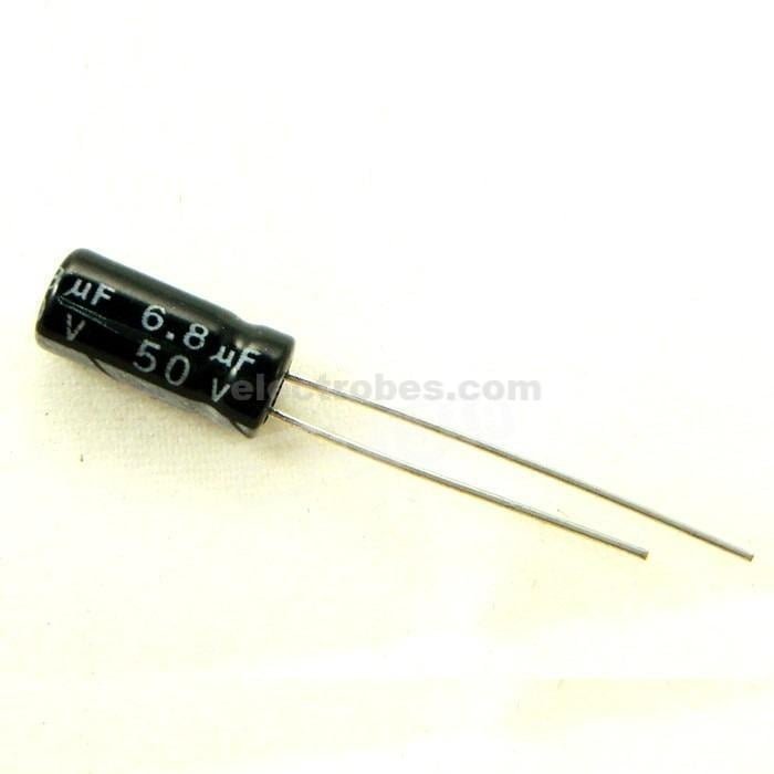 6.8uf 50V Electrolytic Capacitor