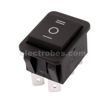 KCD4 Rocker Switch DPDT 2-State