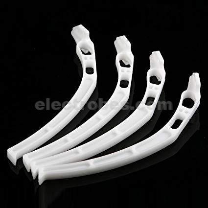 Heighten Broaden Landing Gear Skids for DJI F450 F550 SK480 Quadcopter - White