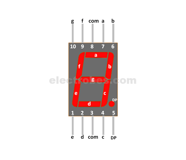 7 Segment Display 0.5" Common Anode - Image 3