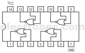 74LS02 Quad 2-input NOR Gate IC - Image 3