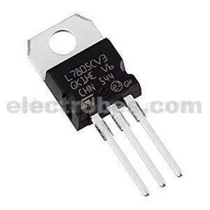 LM7805 Voltage Regulator outputs +5V IC