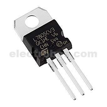 LM7805 Voltage Regulator outputs +5V IC