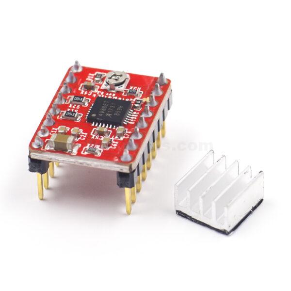 A4988 stepper motor driver module with heatsink for 3d printer and CNC machine at best price online in islamabad rawalpindi lahore peshawar faisalabad karachi hyderabad quetta wah taxila Pakistan