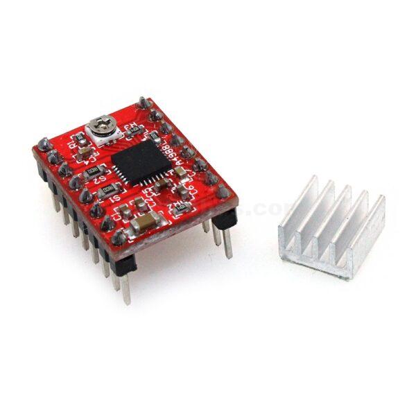 A4988 stepper motor driver module with heatsink for 3d printer and CNC machine at best price online in islamabad rawalpindi lahore peshawar faisalabad karachi hyderabad quetta wah taxila Pakistan