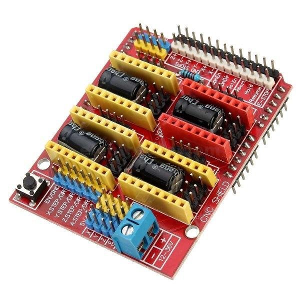Arduino uno mega leonardo CNC Shield Board V3 with 4 slots for A4988 Stepper Motor Driver for CNC Engraver and 3D Printer at best price online in islamabad rawalpindi lahore peshawar faisalabad karachi hyderabad quetta wah taxila Pakistan