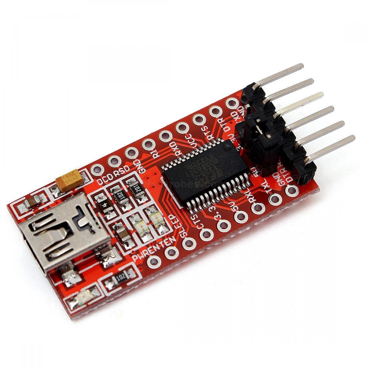 FT232RL 3.3V 5.5V FTDI USB to TTL Serial Adapter Module for Arduino Mini Port - Image 3