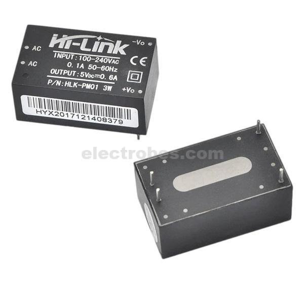 Hi Link HLK PM01 AC 220V To DC 5Vdc 3W Step Down Power Supply Module at best price online in islamabad rawalpindi lahore peshawar faisalabad karachi hyderabad quetta wah taxila Pakistan