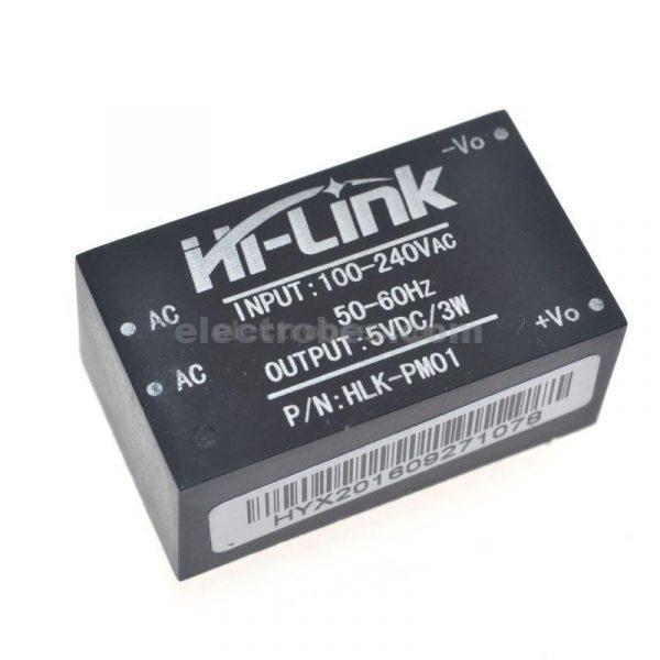 HI-LINK 120VAC-220VAC 5VDC 3W Power Supply