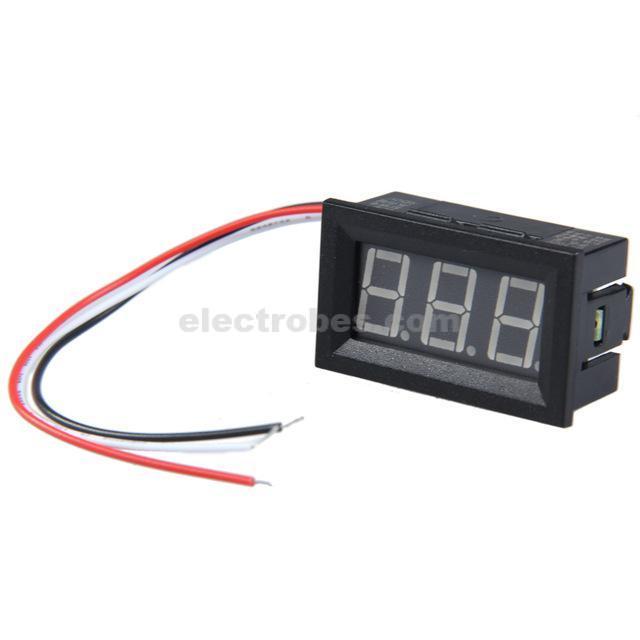 0-100V DC DIGITAL VOLTMETER 0.56 inch 3 Wire