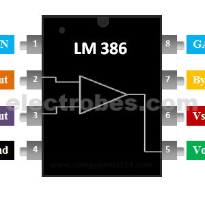 Lm386 Audio Amplifier Ic