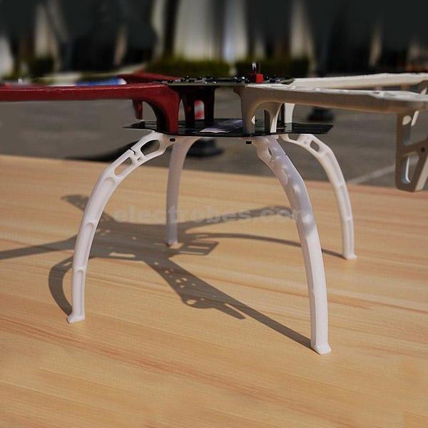 Heighten Broaden Landing Gear Skids for DJI F450 F550 SK480 Quadcopter - White - Image 3