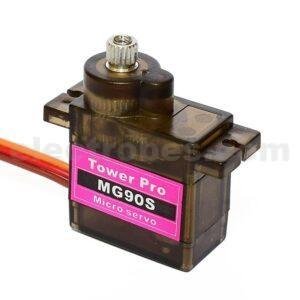 Tower pro MG90S 180 degree pwm controlled metal gear micro servo motor at best price online in islamabad rawalpindi lahore peshawar faisalabad karachi hyderabad quetta wah taxila Pakistan