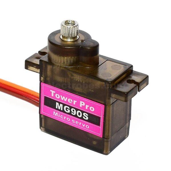 Tower pro MG90S 180 degree pwm controlled metal gear micro servo motor at best price online in islamabad rawalpindi lahore peshawar faisalabad karachi hyderabad quetta wah taxila Pakistan