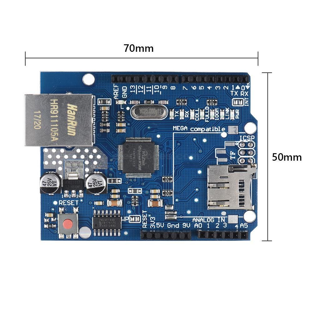 W5100 Ethernet Network Shield W5100 Ethernet Expansion Board with SD Card Slot for Arduino UNO MEGA2560 at best price online in islamabad rawalpindi lahore peshawar faisalabad karachi hyderabad quetta wah taxila Pakistan