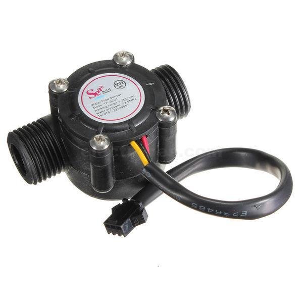 Waterflow Sensor YFS201C 1/2 Inch Water Flow Sensor Control Fluid Flowmeter Counter 1-30L/Min For Arduino at best price online in islamabad rawalpindi lahore peshawar faisalabad karachi hyderabad quetta wah taxila Pakistan