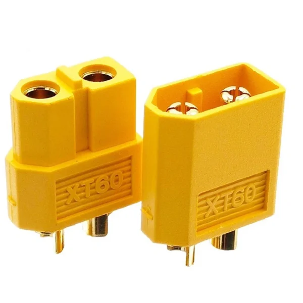 XT60 500V 60A Male & Female Bullet Connectors Plug Sockets battery lead connectors 60 amps at best price online in islamabad rawalpindi lahore peshawar faisalabad karachi hyderabad quetta wah taxila Pakistan