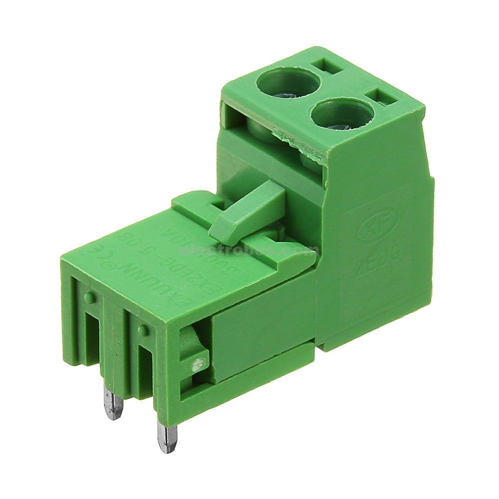 2-Pin 5.08mm Pitch Male Female Plug-in PCB Screw Terminal Block Connector at best price online in islamabad rawalpindi lahore peshawar faisalabad karachi hyderabad quetta wah taxila Pakistan