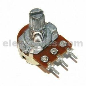 1K Ohm Rotary Potentiometer Variable Resistor trimpot with Lever at best price online in islamabad rawalpindi lahore peshawar faisalabad karachi hyderabad quetta wah taxila Pakistan