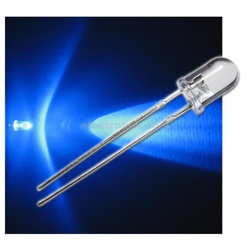 5mm Crystal Blue LED