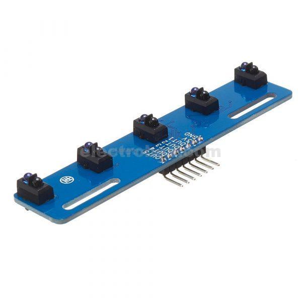 5 Way IR Line Tracking / Following TCRT5000 Sensor Module