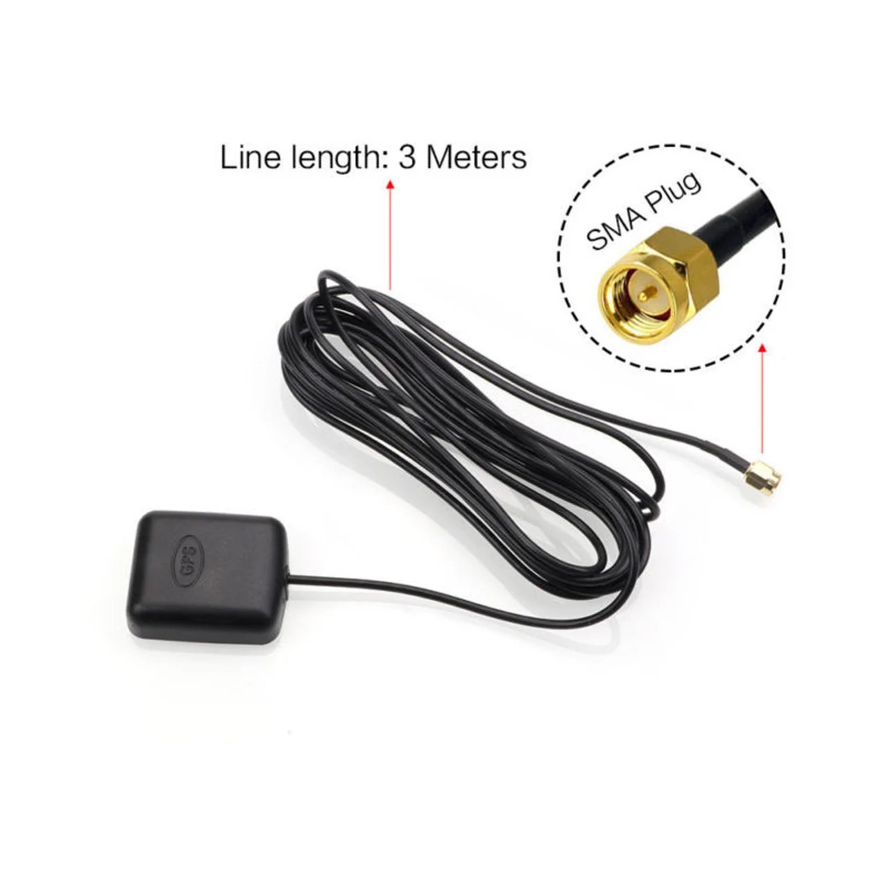 Buy GPS Antenna External Active Antenna 3-5V 28dBi 3 meter SMA online at best price and delivery in islamabad rawalpindi lahore peshawar faisalabad karachi hyderabad quetta wah taxila multan sialkot mardan Pakistan