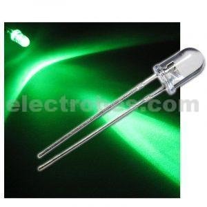 5mm Crystal Green LED