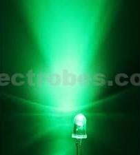 5mm Crystal Green LED - Image 2