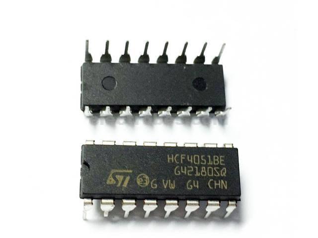 50 Pcs CD4051 DIP16 DIP-16 CD4051BE Multiplexer Dem​Ultiplexer Ic New ip 