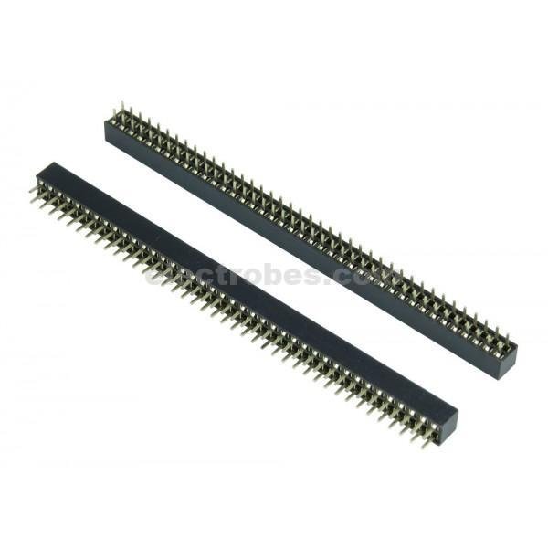 2.54mm 40 x 2 Female Row double Headers - Image 2