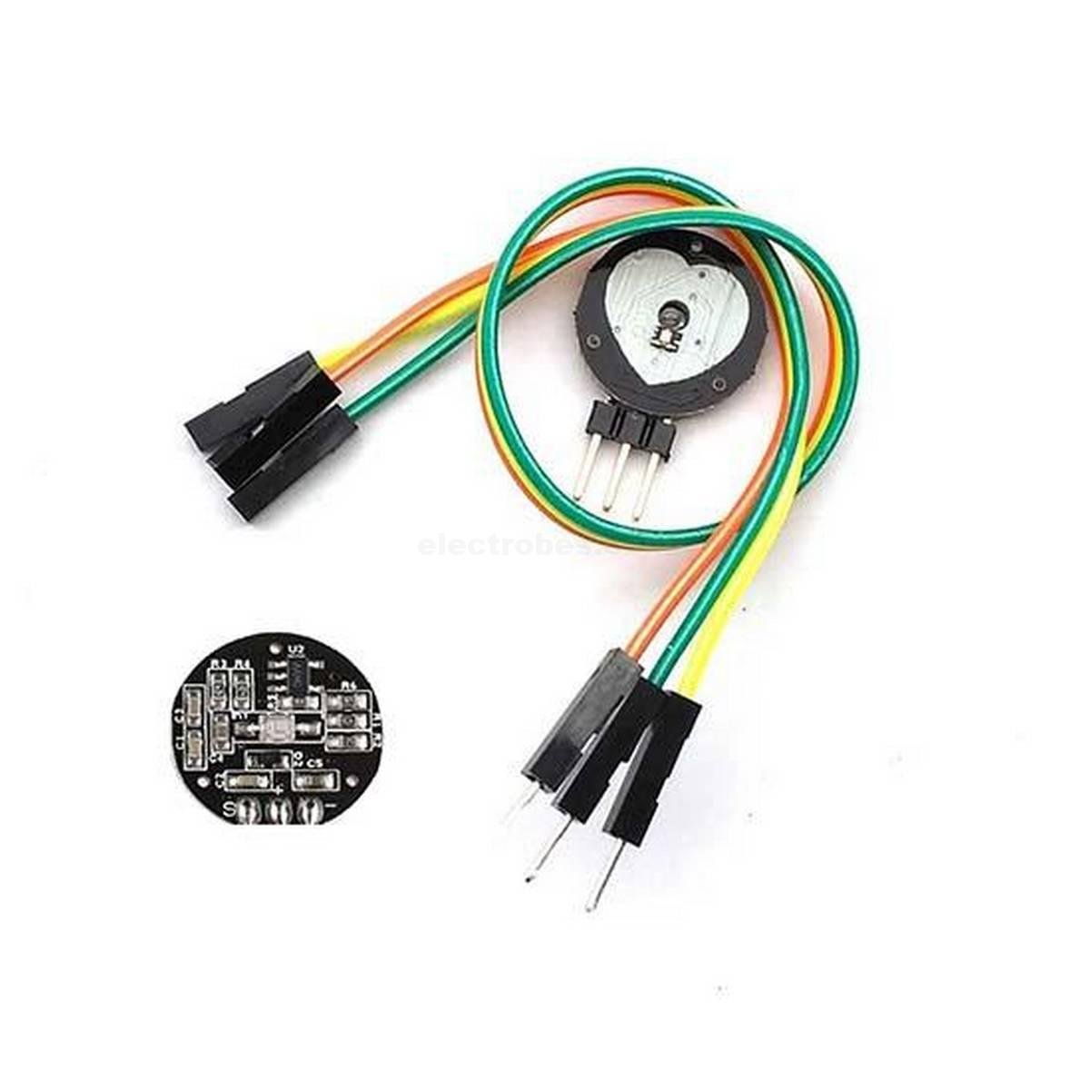 Pulse Sensor Heart Beats Rate Sensing Module at best price online in islamabad rawalpindi lahore peshawar faisalabad karachi hyderabad quetta wah taxila Pakistan